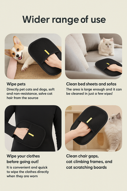 Furloin Pet Hair Removing Gloves